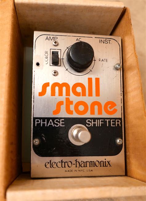 electro harmonixsmall stone big box|Electro Harmonix Small Stone Phaser Big Box .